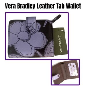 Vera Bradley Leather Tab Wallet